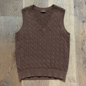 Brown Sweater Vest